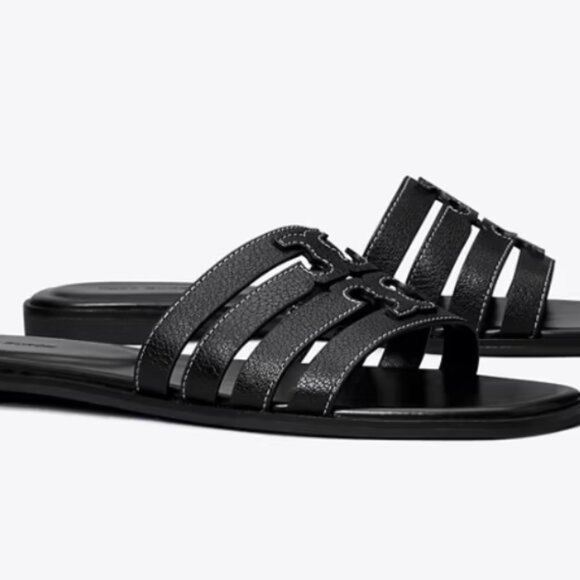 Tory Burch: Ines Cage Slide - Black (Sz 6) - Picture 3 of 9